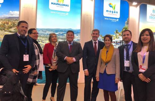 Onalia Bueno en Fitur: "Mogán seguirá trabajando en la senda de la modernización y la formación de nuestros jóvenes"