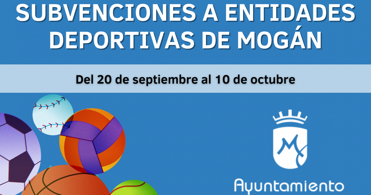Mogán abre mañana la convocatoria de subvenciones a los clubes deportivos