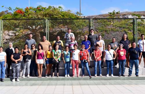 Una veintena de vecinos y vecinas componen la segunda fase del Plan de Empleo de Mogán 2022