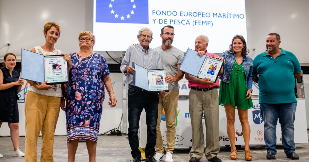 Mogán homenajea la trayectoria  marinera de tres vecinos en su  III Feria del Atún y el Mar