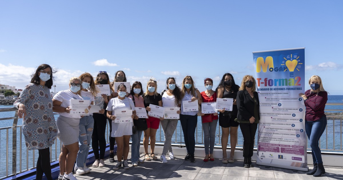 Concluye la segunda edición del programa  Mogán T-FORMA sobre empleabilidad y el uso de nuevas tecnologías
