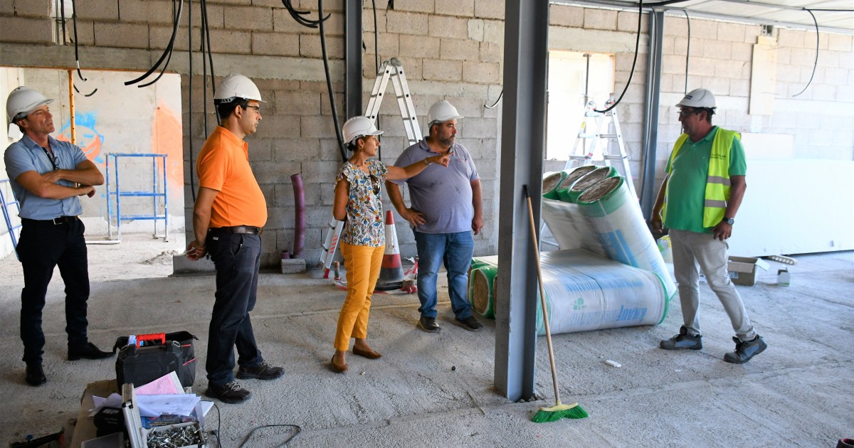 Avanza la obra de ampliación del  cementerio de Mogán