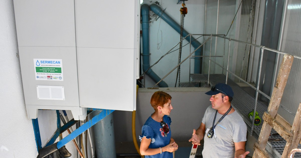 Playa de Mogán reduce los malos olores a través de un sistema eco-sostenible