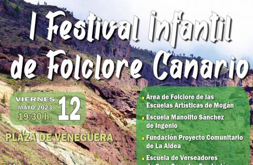 Veneguera acoge el 12 de mayo el I Festival Infantil de Folclore Canario