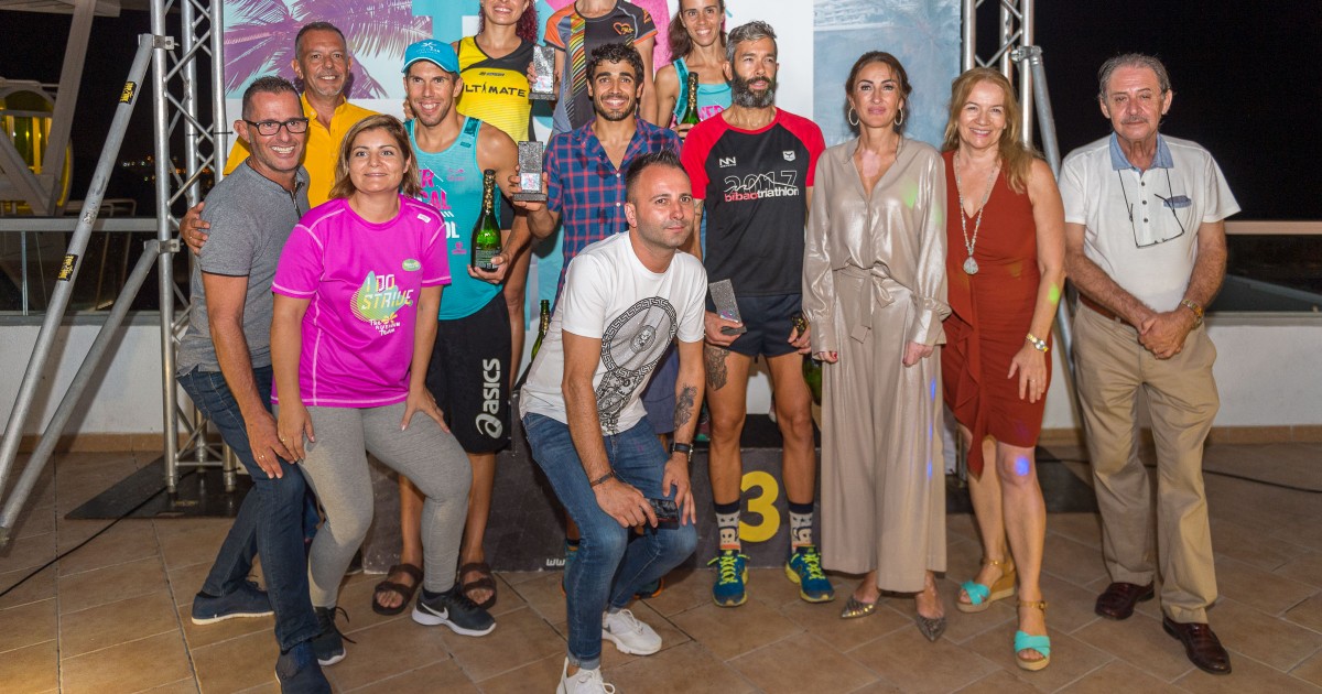 Más de 100 corredores compiten en la I Vertical Race de Mogán