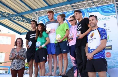 Gabriel de León y Erika Rivero, vencedores de la II Gloria Mogán Open Water