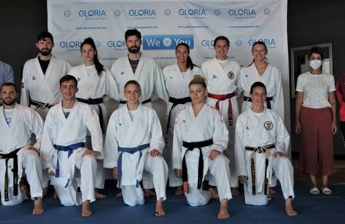 La selección austriaca de Karate prepara  en Mogán el Campeonato de Europa